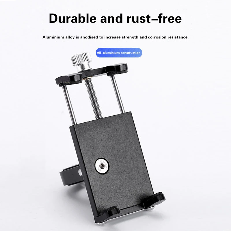 Bicycle Phone Holder Mount Universal Mobile Cell GPS Metal Riding MTB Motorcycle Stand Bracket Bike Moto Handlebar Antislip Clip