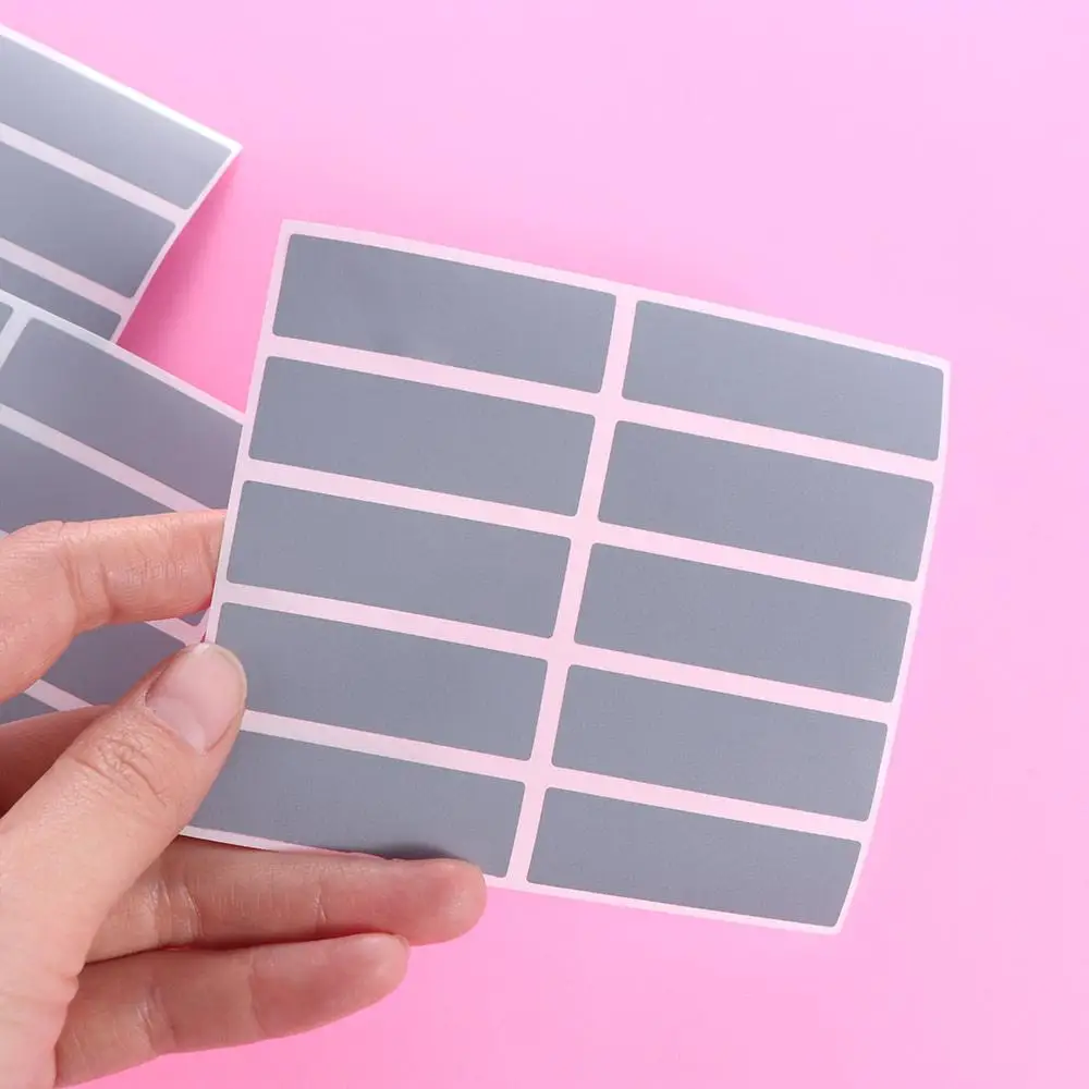 100pcs Rectangular Scraping Stickers Scratch Cards Funny Creative Scratch Off Stickers Adhesive Scratch Off Cards