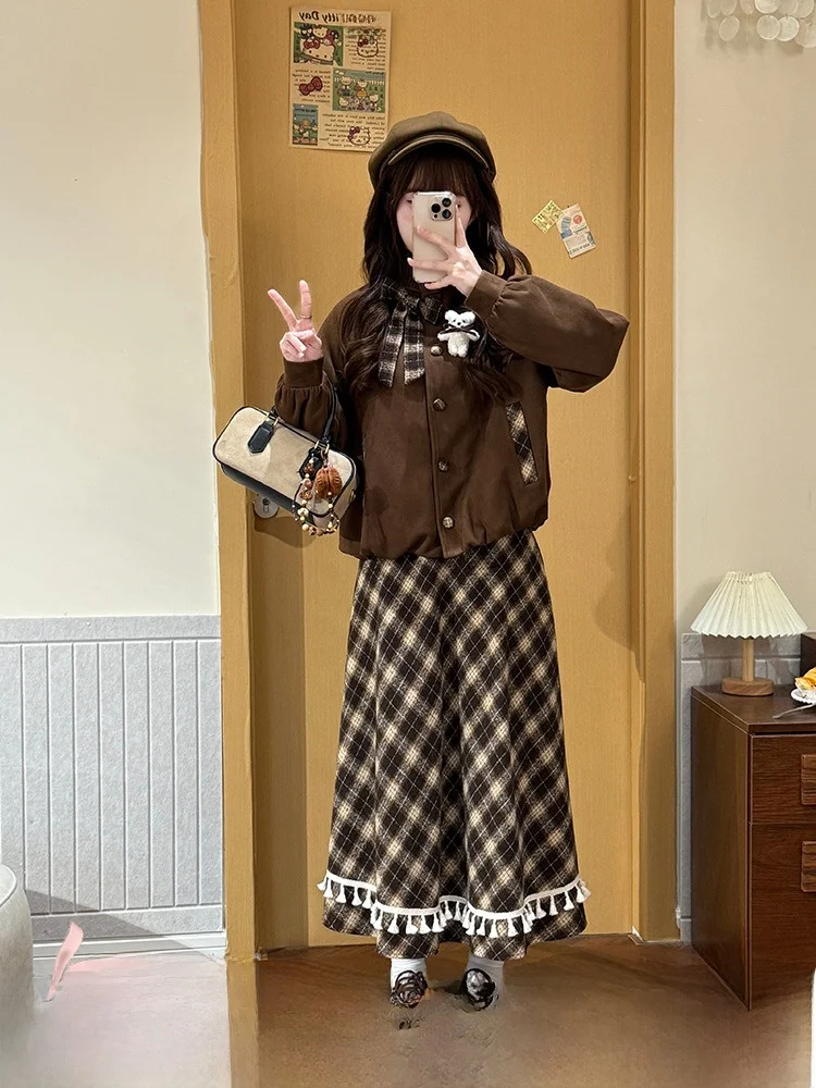 

Женское пальто из смеси хлопка в стиле ретро, свободное пальто, теплое, удобное полиэфирное волокно, осенне-зимняя верхняя одежда