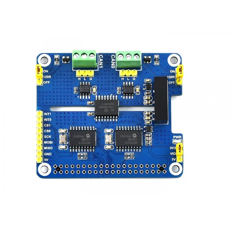 2-Channel แยกสามารถขยายหมวกสำหรับราสเบอร์รี่ Pi, โซลูชั่นชิปคู่