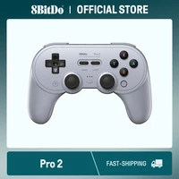 8BitDo Nuevo mando Bluetooth Pro 2 con palanca de mando de efecto Hall para Switch 2,1, PC, macOS, Android, Steam Deck y Raspberry Pi