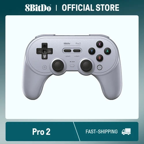 8BitDo Nuevo mando Bluetooth Pro 2 con palanca de mando de efecto Hall para Switch 2,1, PC, macOS, Android, Steam Deck y Raspberry Pi