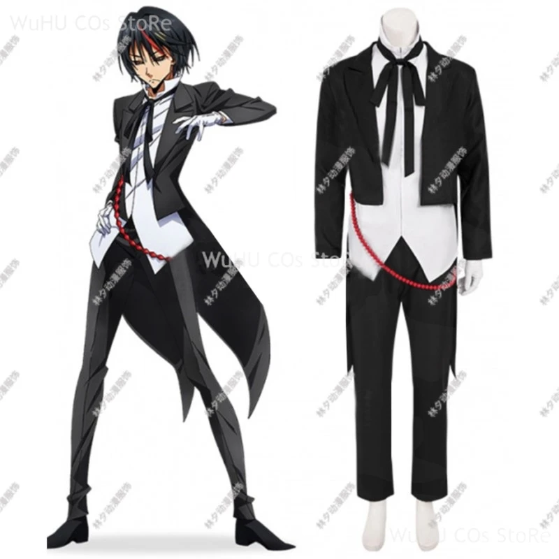 That Time I Got Reincarnated as a Slime Tensei Shitara Suraimu Datta Ken Diablo Uniform Halloween Men Outfit Wig Cosplay Costume