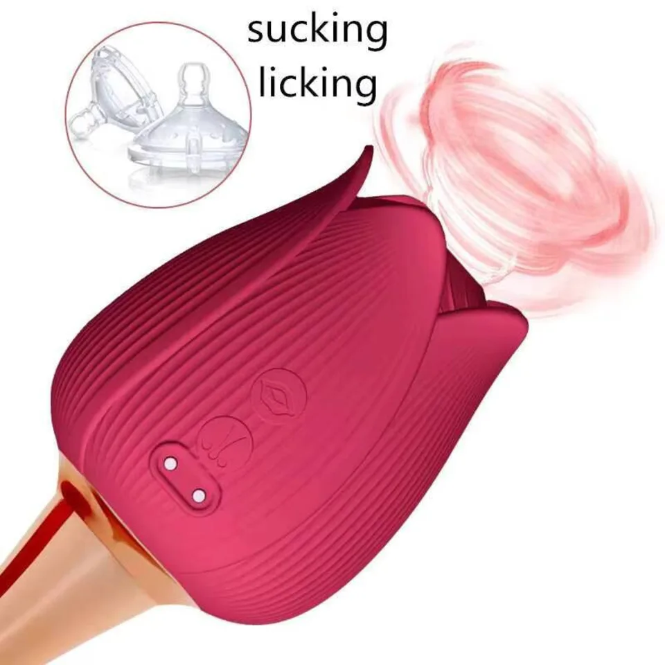 女性用ローズ吸引バイブレーター、ディルド、振動クリトリスサクション、乳首クリトリス刺激、女性用大人のおもちゃ