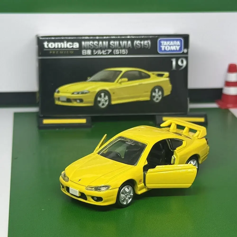 Takara Tomy Tomica Premium 19 Nissan Silvia (S15) Mini Car Toy Model Replica Series Children Christmas Gifts Boy Toys