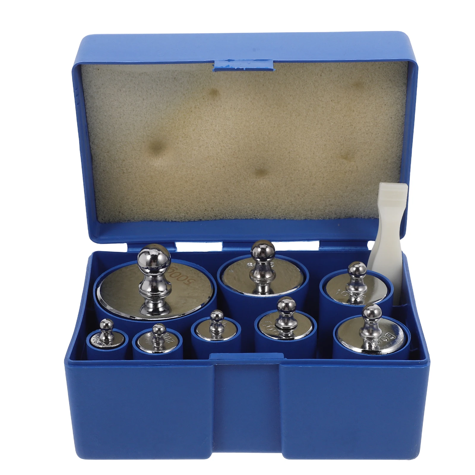 

M2 Grade 1000g Calibration Weight Set Plated Steel Gram Weights for Kitchen Digital Balances H held Scale Lab Educational