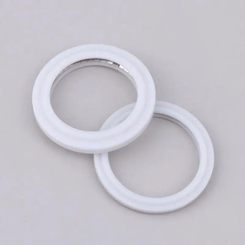 B*1PCS White Sealing Ring 20.5x16x2.5 / 21x15x2.7mm, Spring-Loaded Ringer for Laser Welding  Protective Windows