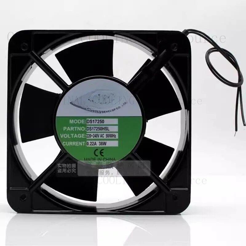 R+  1 pc. New DS17250HSL AC220V-240V 0.22A 38W Cooling Fan *vv