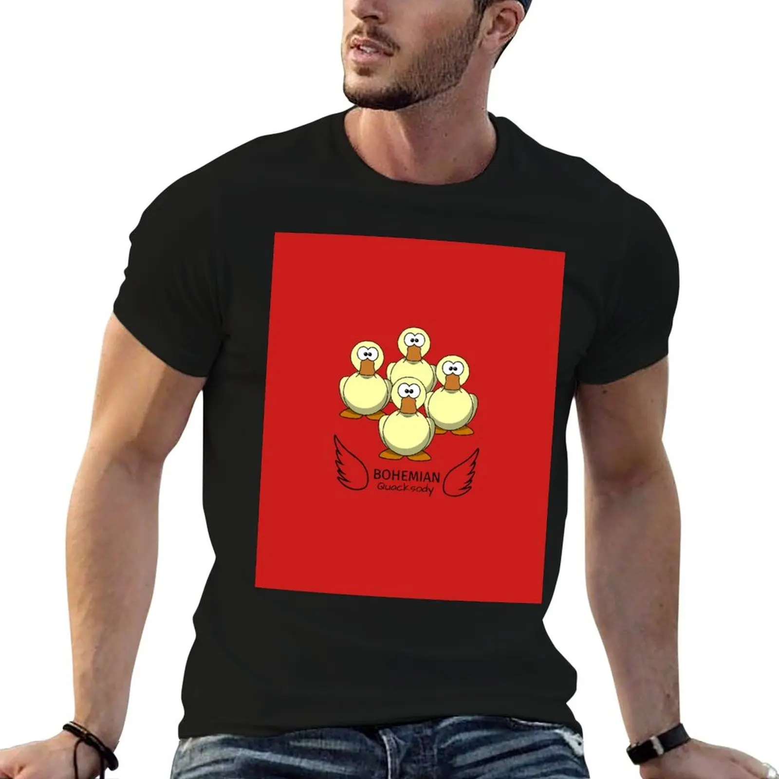 BOHEMIAN QUACKSODY / For Brighter BG Colors T-Shirt Sporty Casual Quick Dry T-Shirt