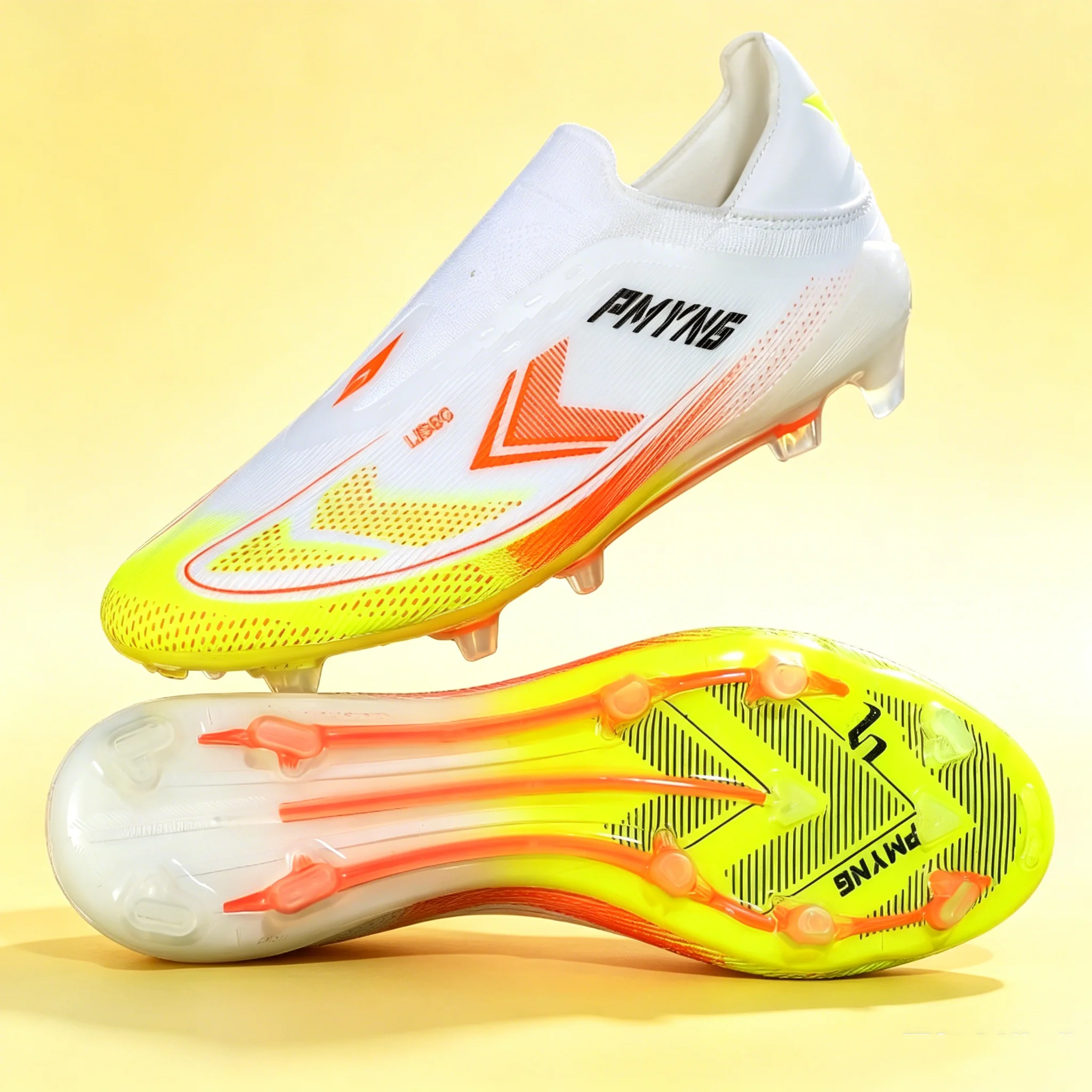 New Men Soccer Shoes Match Football Boots Non-Slip Boys High-quality Outdoor Sneakers Grass Cleats Hot-selling High-top Light