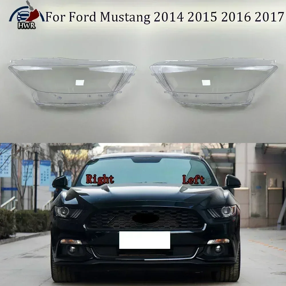 

Абажур для фар, прозрачная крышка для фар, замена оригинального корпуса из плексигласа для Ford Mustang 2014 2015 2016 2017