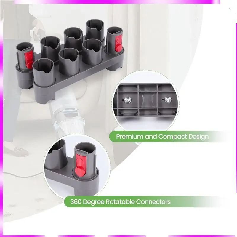 N98R اكسسوارات قوس ل دايسون V15 V11 V10 V8 V7 حامل المكنسة الكهربائية الملحقات جدار جبل #5