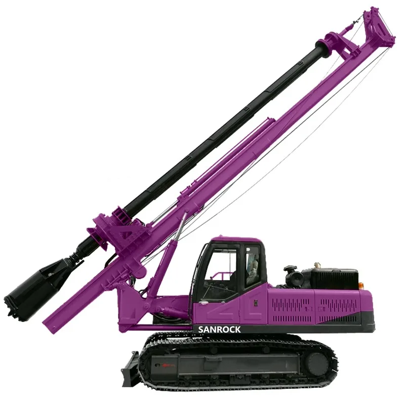 For Infrastructure Project Rotary Drilling Rig Drill Rig Foundation Machine 155kN Torque 56m Depth Diesel for Construction