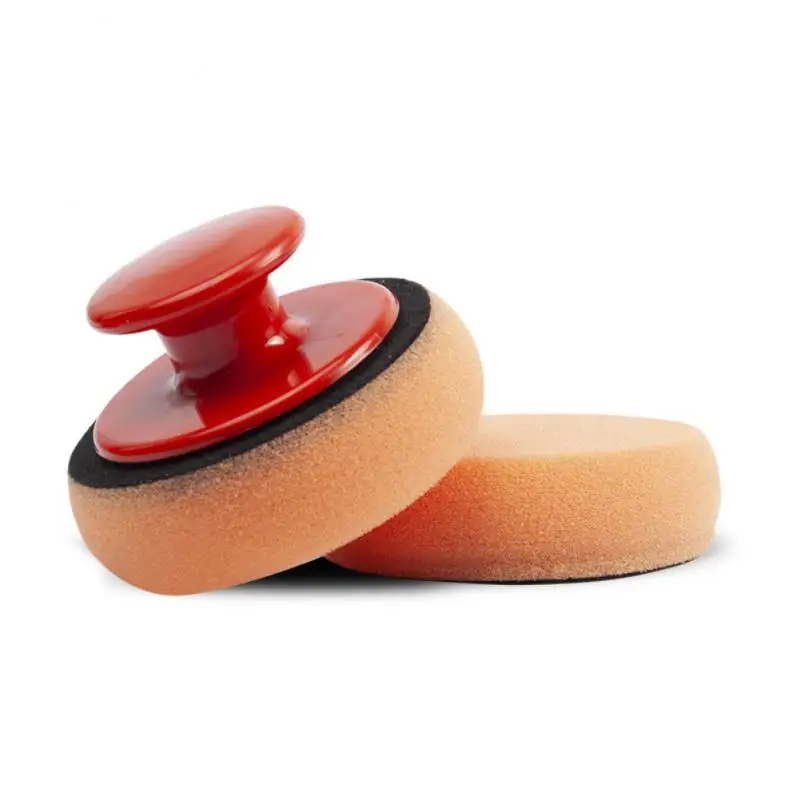 ชุดอุปกรณ์ขัดรถยนต์แผ่นขัดเพื่อความงามสำหรับรถยนต์แผ่นดิสก์ฟองน้ำสำหรับขัดสีรถยนต์