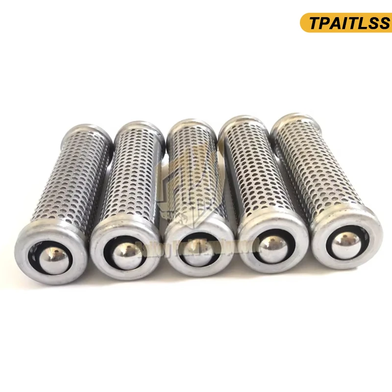 고품질 스프레이 기계 펌프 끝 액체 배출구 필터 스크린 스테인레스 스틸 액체 수집 밸브 케이지 920-004