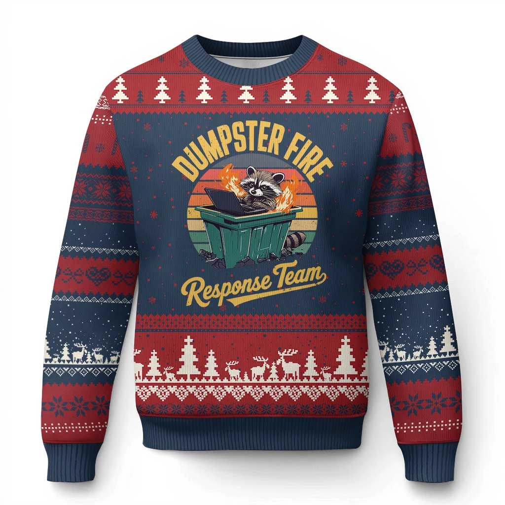 

Funny Xmas Dumpster Fire Ugly Christmas Sweater This Little Light Of Mine Unicorn Rainbow Harajuku Fashion Unisex Streetwear