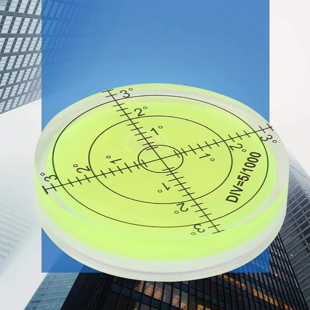 Inclined small level, circular level, universal level bubble, balance level, level instrument, high-precision green light level