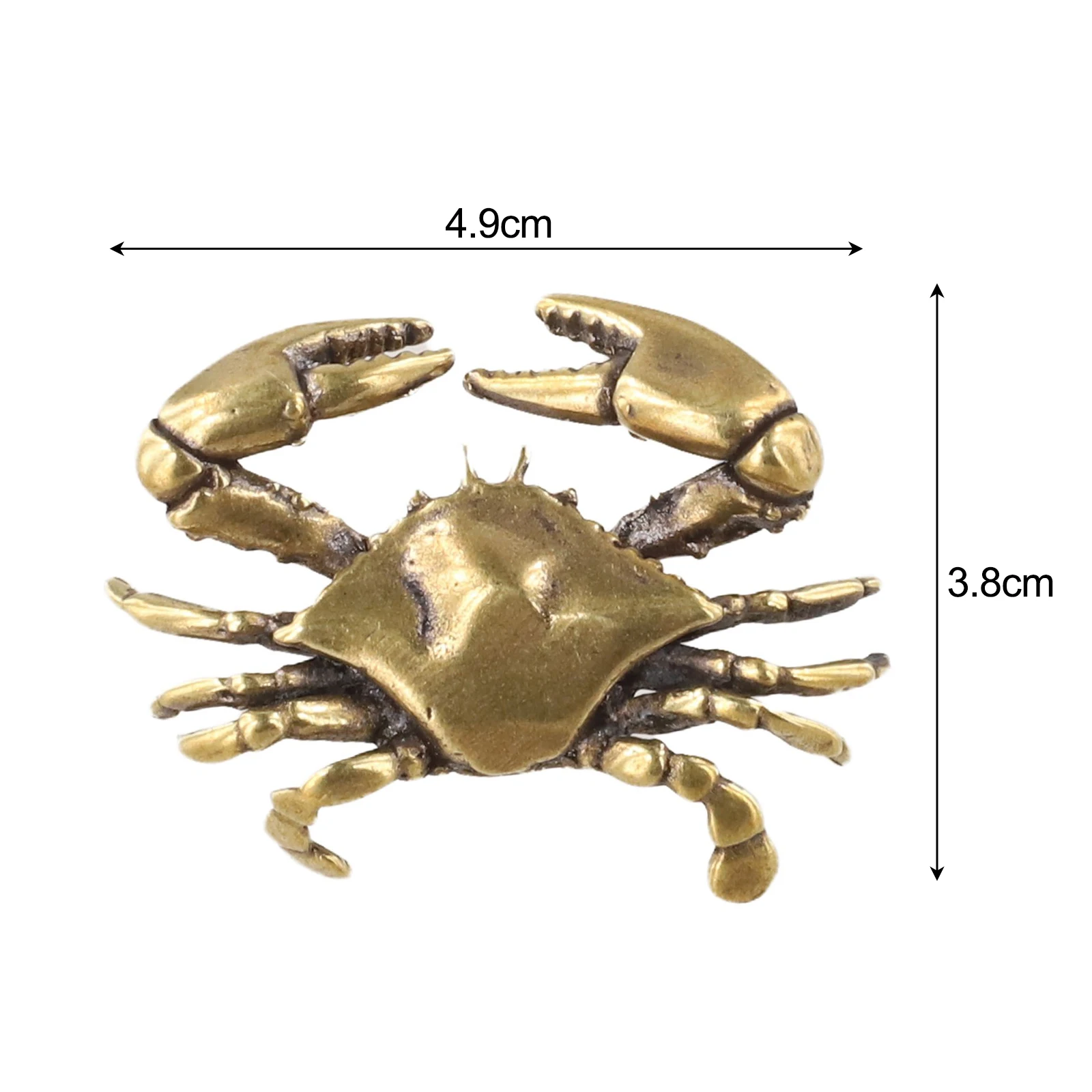 4.9 3.8cm Metal Door Pull Decorative Door Hardware Exquisite Craftsmanship Long-lasting Durability Solid Brass Construction