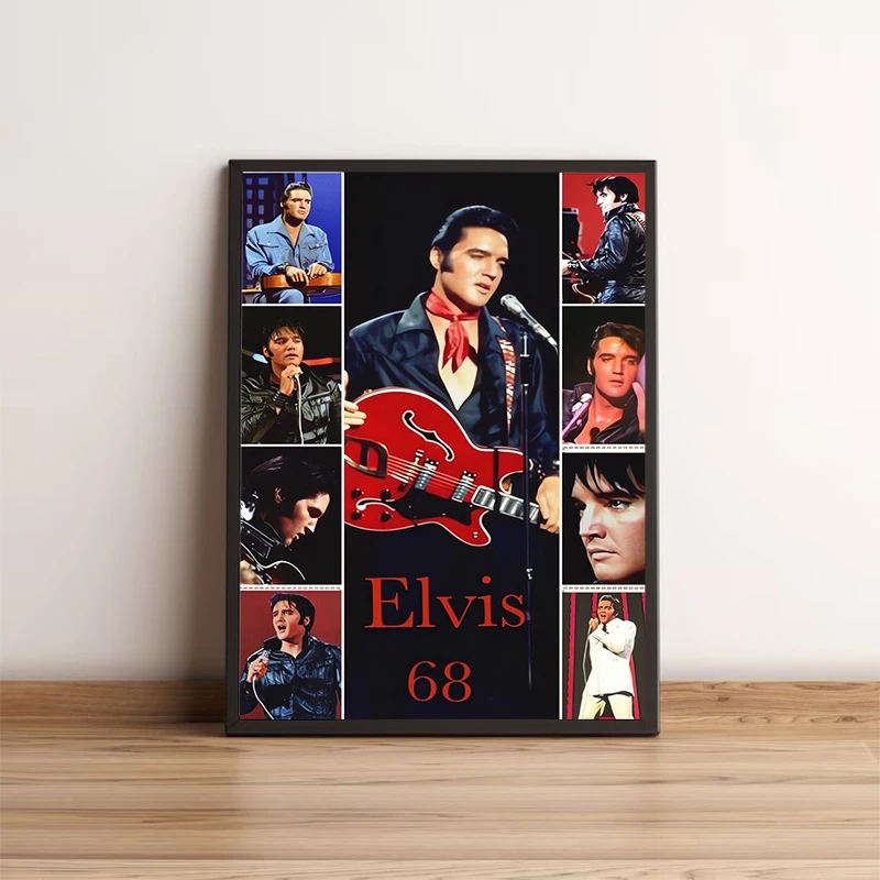 Elvis Room Decor Home Decorations for the Room Wall Art Decorative Prints Wall Painting Home and Decoration Poster Canvas 40x60