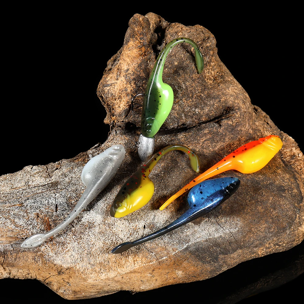 خشب الورد مايكرو لينة الصيد إغراء شاد الطعم البلاستيك الاصطناعي الأسماك العائمة مزدوجة اللون الكرابي جثم سمك السلمون المرقط Panfish باس معالجة