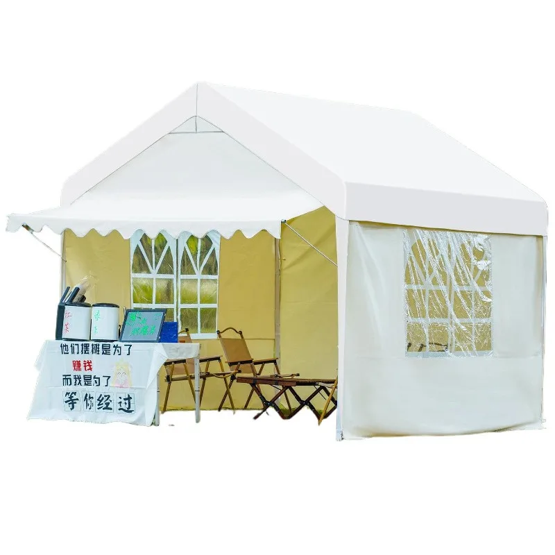 Carpa de Mercado para Celebridades de Internet, Toldo para Puesto de Venta al Aire Libre, con Cubierta para Mercado Nocturno, Toldo de Cuatro Patas