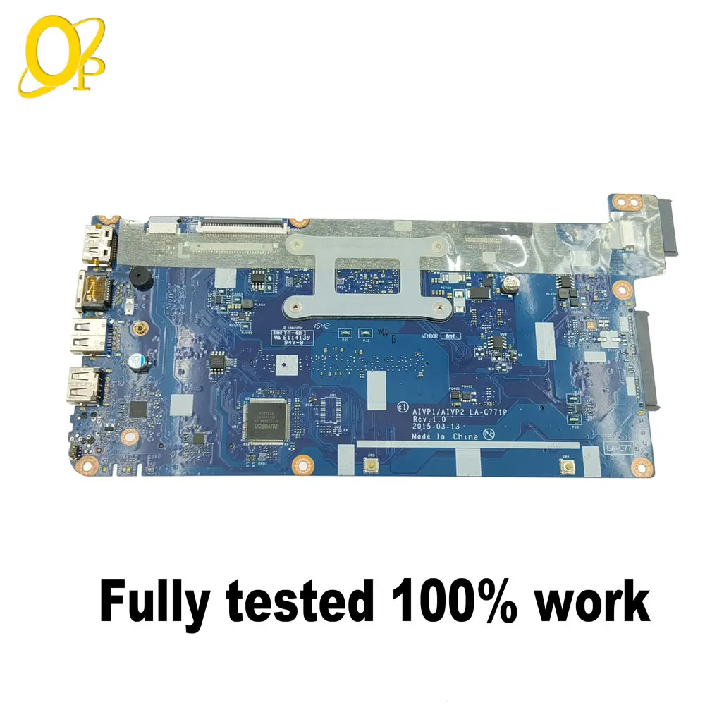 AIVP1 / AIVP2 LA-C771P motherboard for Lenovo 100-15IBY B50-10 laptop motherboard with N3530 N3540 CPU DDR3 100% tested