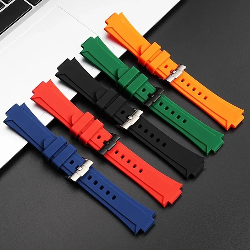 Для G-SHOCK Casio 3516 DW-H5600 DW H5600 DW-H5600MB Series модифицированный спортивный силиконовый ремешок для часов чехол 18 мм выпуклый резиновый браслет