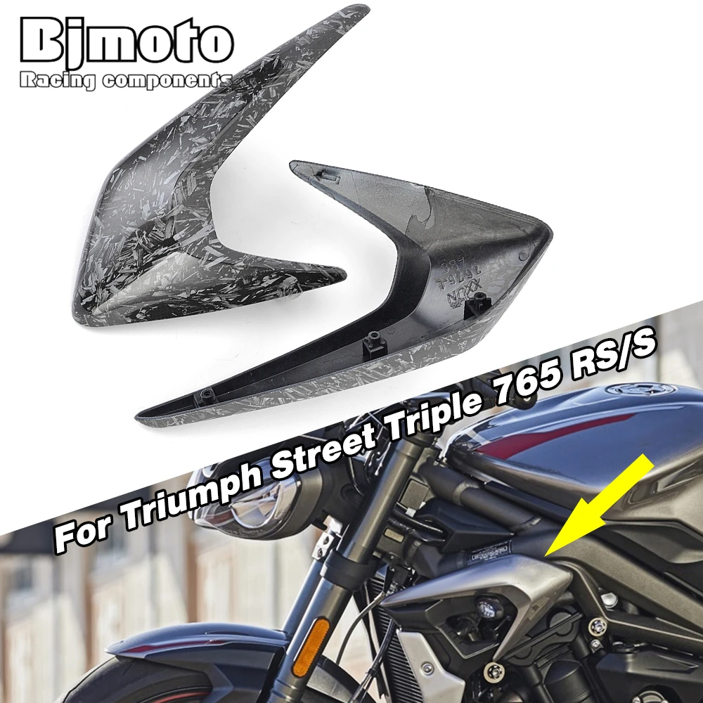 

Для Triumph Street Triple 765 R/RS 2020-2022 боковая верхняя защита капота бака, панель крышки обтекателя 765R 765RS