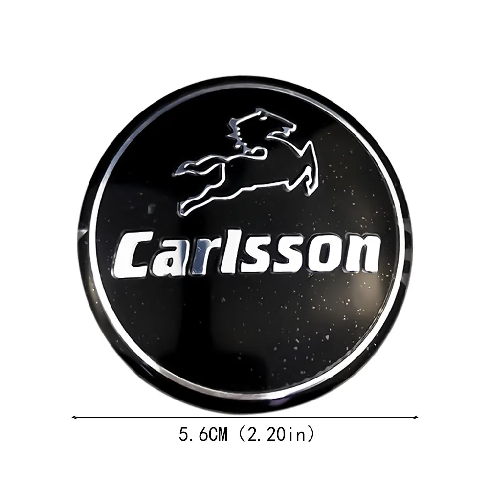 4Pcs Car Wheel Center Emblem Stickers Hub Badge for Mercedes Benz Carlsson Lorinser W204 W205 W213 W210 CLK GLA A180 E320 G63