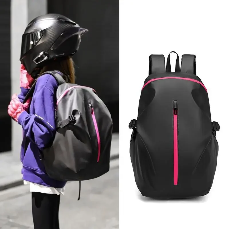 Motorcycle Backpack Outdoor Waterproof Moto Biker Cycling Riding Helmet Bag Rider Backpack Business Travel Laptop Bag