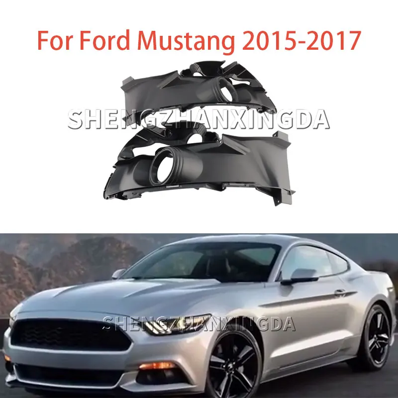 Front Bumper Fog Light Side Fog Lampshade Shengzhan Xingda Is Suitable for Ford Mustang 2015-2017 Front Light Frame Protection Auto Parts F3Z17E811Aa