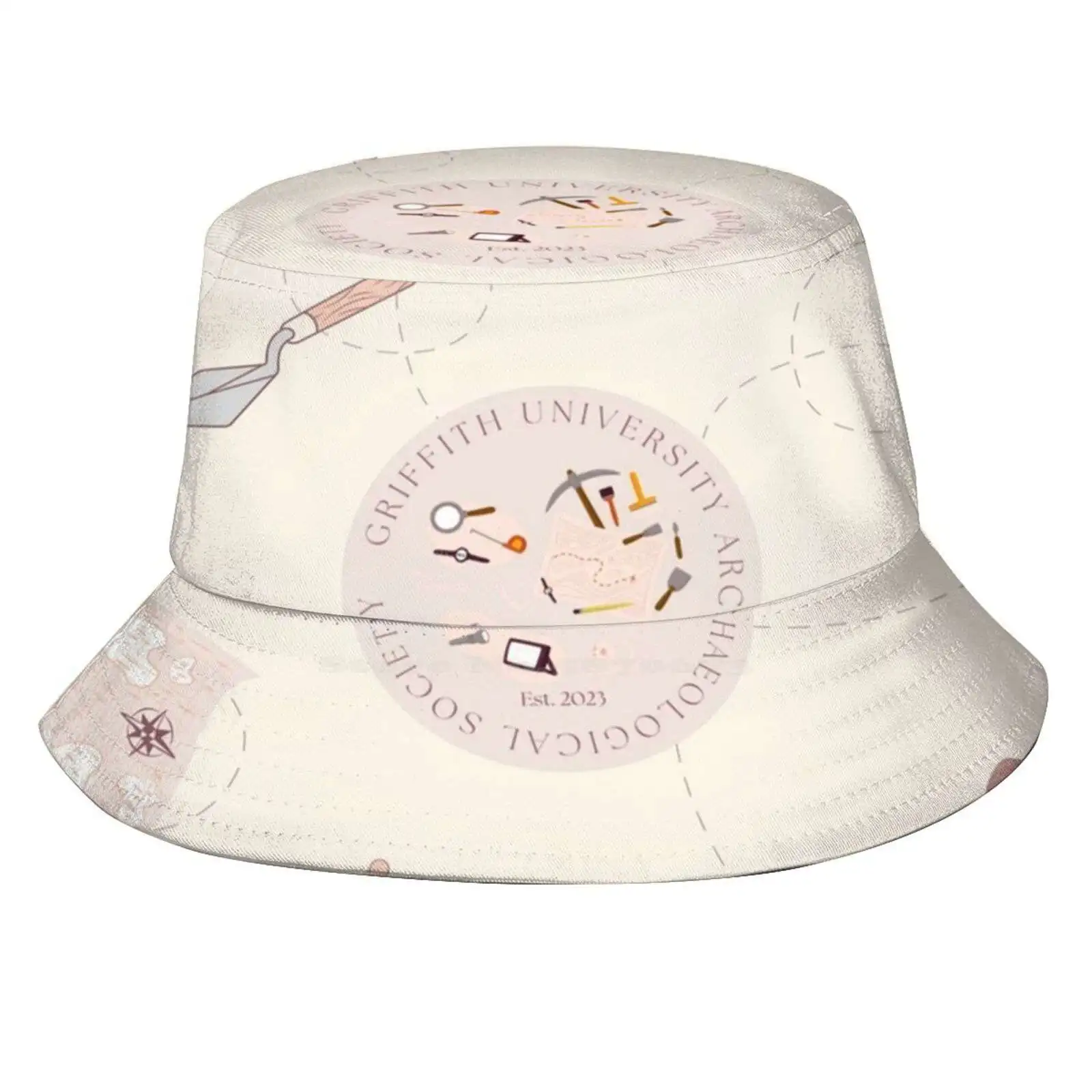 Guas Logo Pencil Case Sun Cap Fisherman Hat Bucket Hats