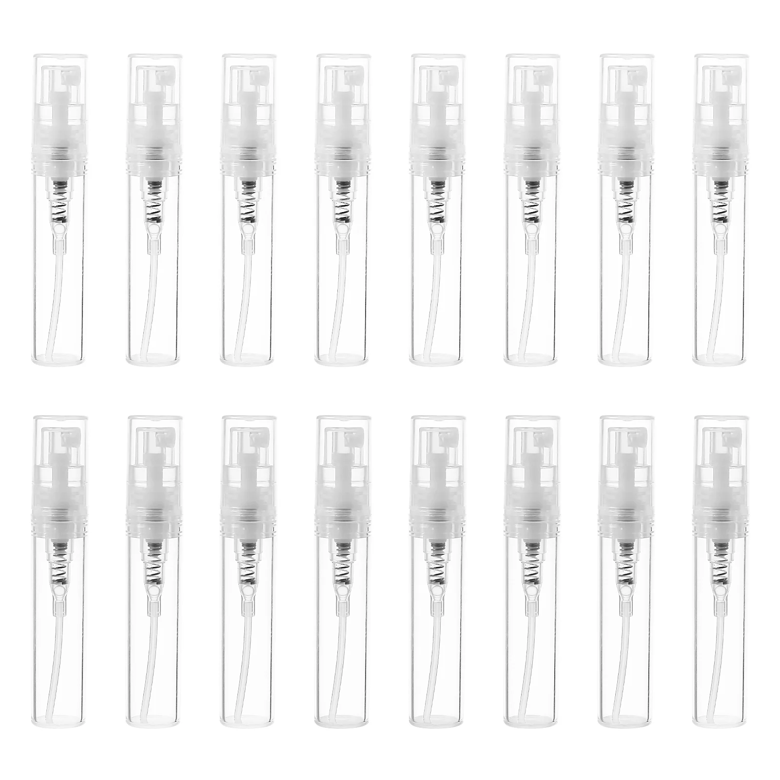 

60pcs Plastic Spray Bottles Travel Perfume Bottles Refillable Empty Perfume Bottles Spray Bottles (3ml)