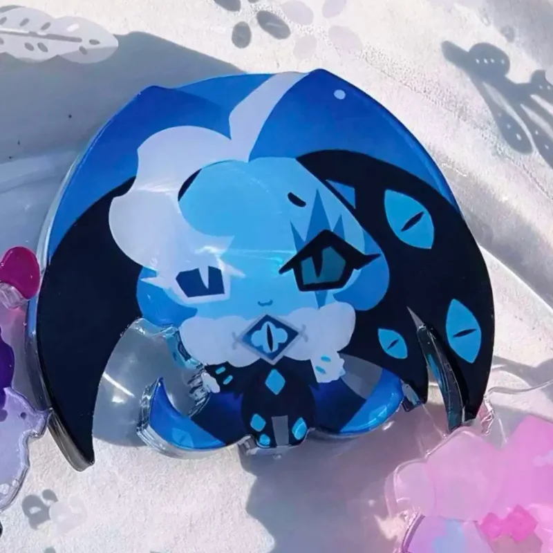 Figurine en acrylique Cookie Run Kingdom, Fée de la mer, Biscuit au cacao noir, Biscuit Muguet blanc, Décoration de bureau, Cadeau pour amis et fans