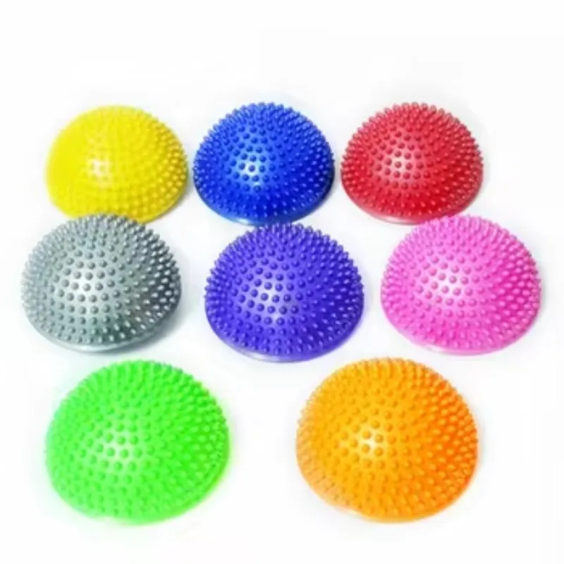 Children's sensory spike hemisphere pedaling, balance and tactile training equipment