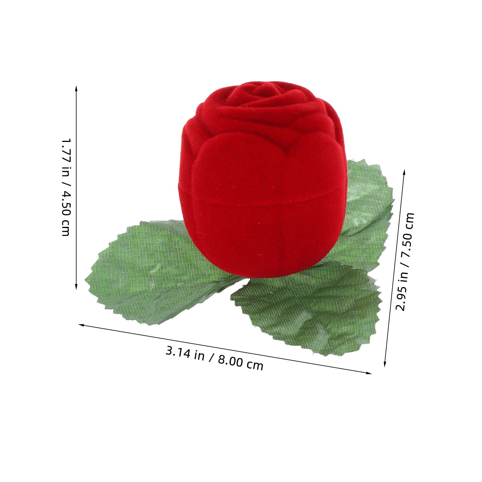 Creative Rose Proposal Ring Box Exquisite Packaging Protects Rings from Scratches Ideal for Special Moments Ring Storage Box