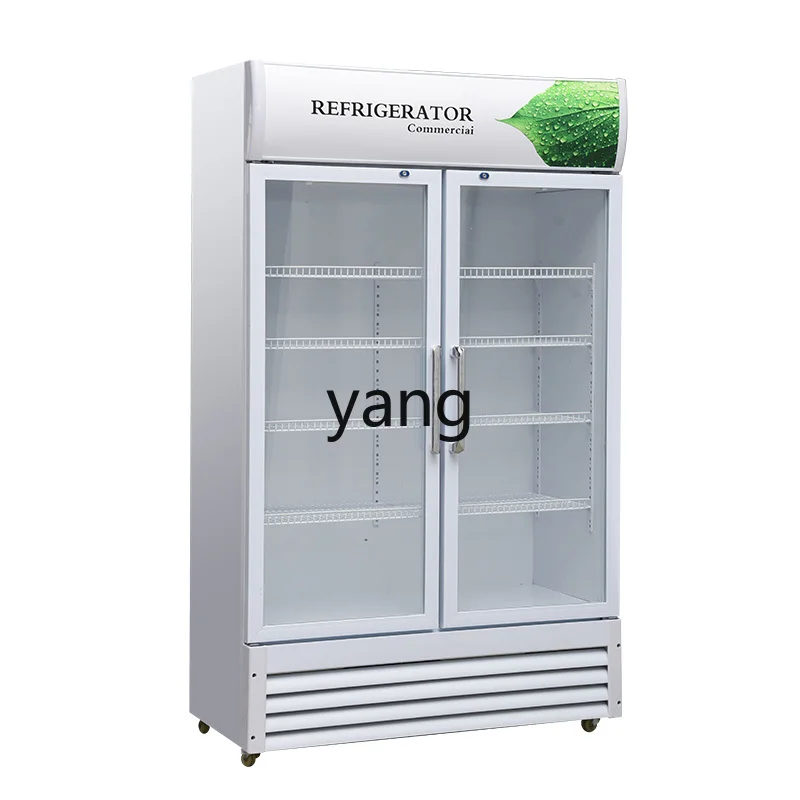 L'm'm Fresh Milk Bar Fruit Fishing Beverage Showcase Refrigerated Vertical Beer Fresh Cabinet