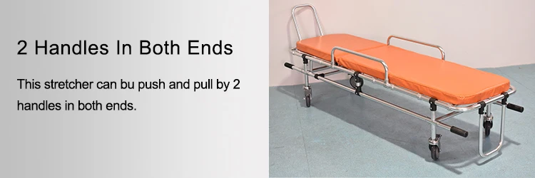 Hospital Ambulance Ward Emergency Rescue Trolley Bed Patient Transfer Stretcher