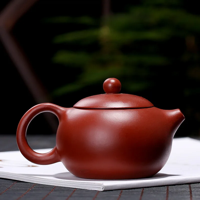 ★★Zisha Teapot Raw Ore Dahongpao Tea Xi Shi Pot Wholesale Factory Sketch Teapot Handmade Tea Set One Piece Dropshipping