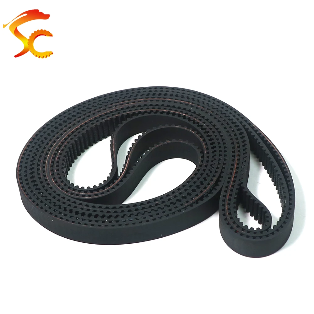 High-Quality HTD 3M Rubbe Timing Belt 3M-921/936/960/966/1005mm Width 6/10/15mm 3M Closed Loop Synchronous Belt