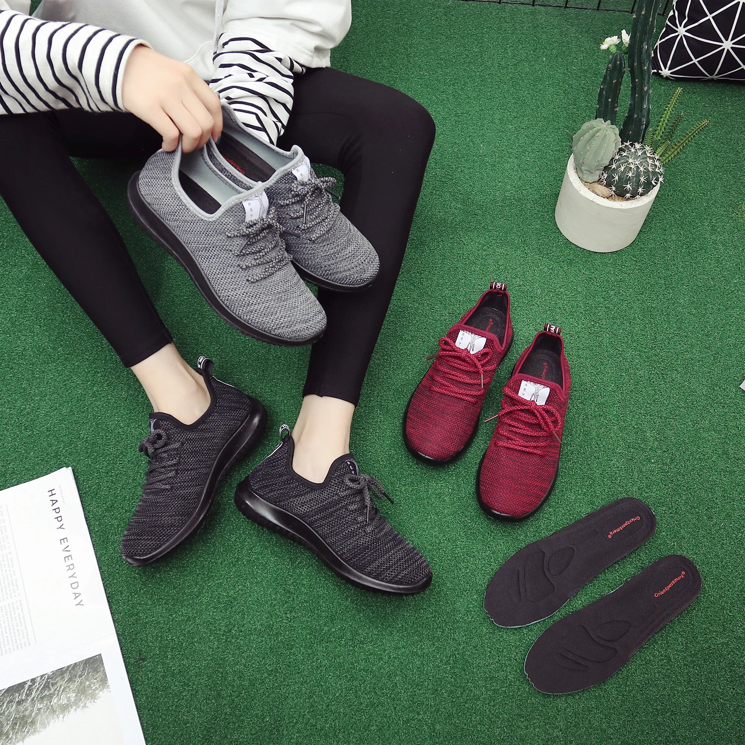 Women Sneaker Comfortable Walking Shoes Light Female Flat Shoe Women Casual Sneakers classic Breathable Sneakers Handmade