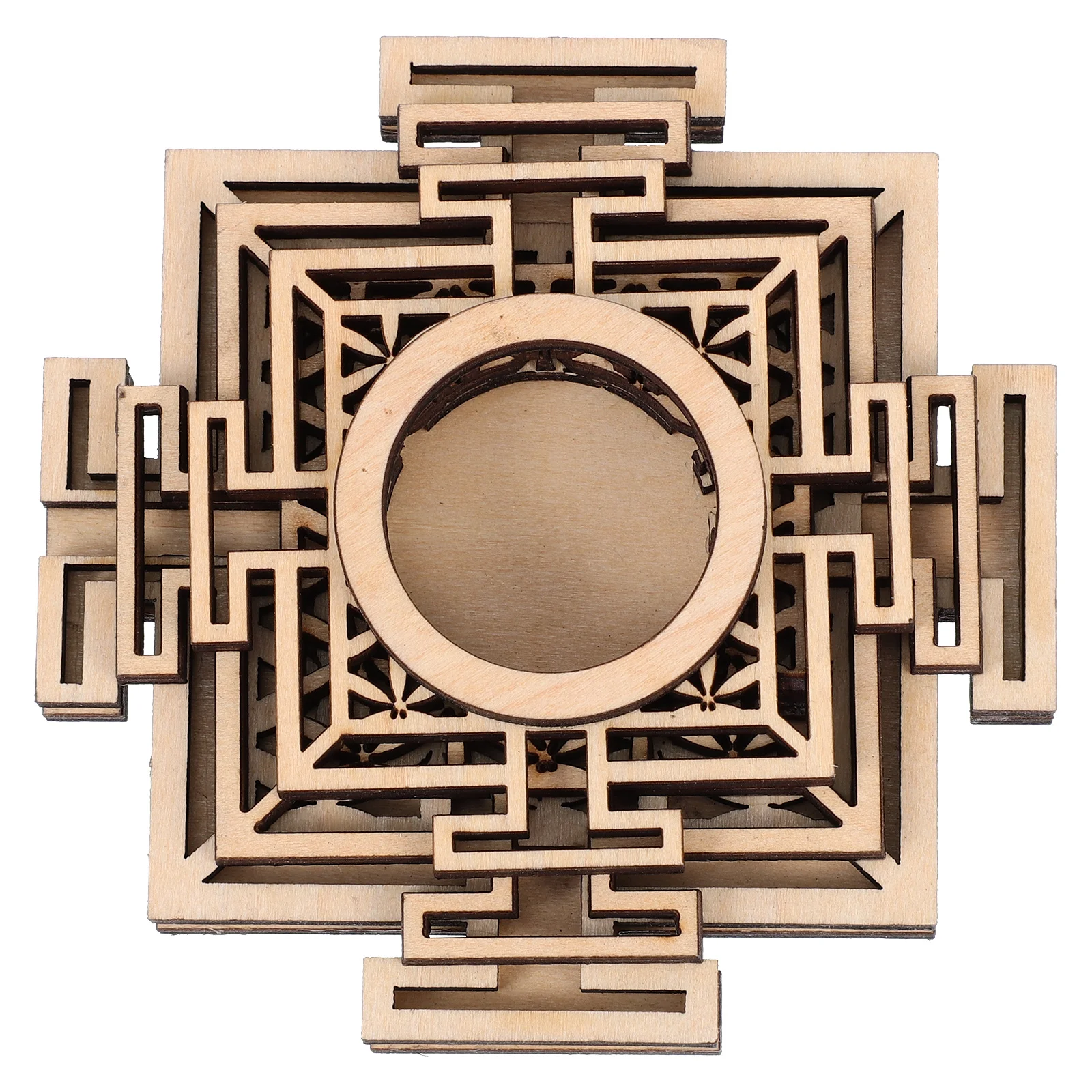 

Crystal Ball Wooden Stand Elegant Retro Sphere Holder Desktop Adornment Vintage Style Crystal Ball Base Office Decor