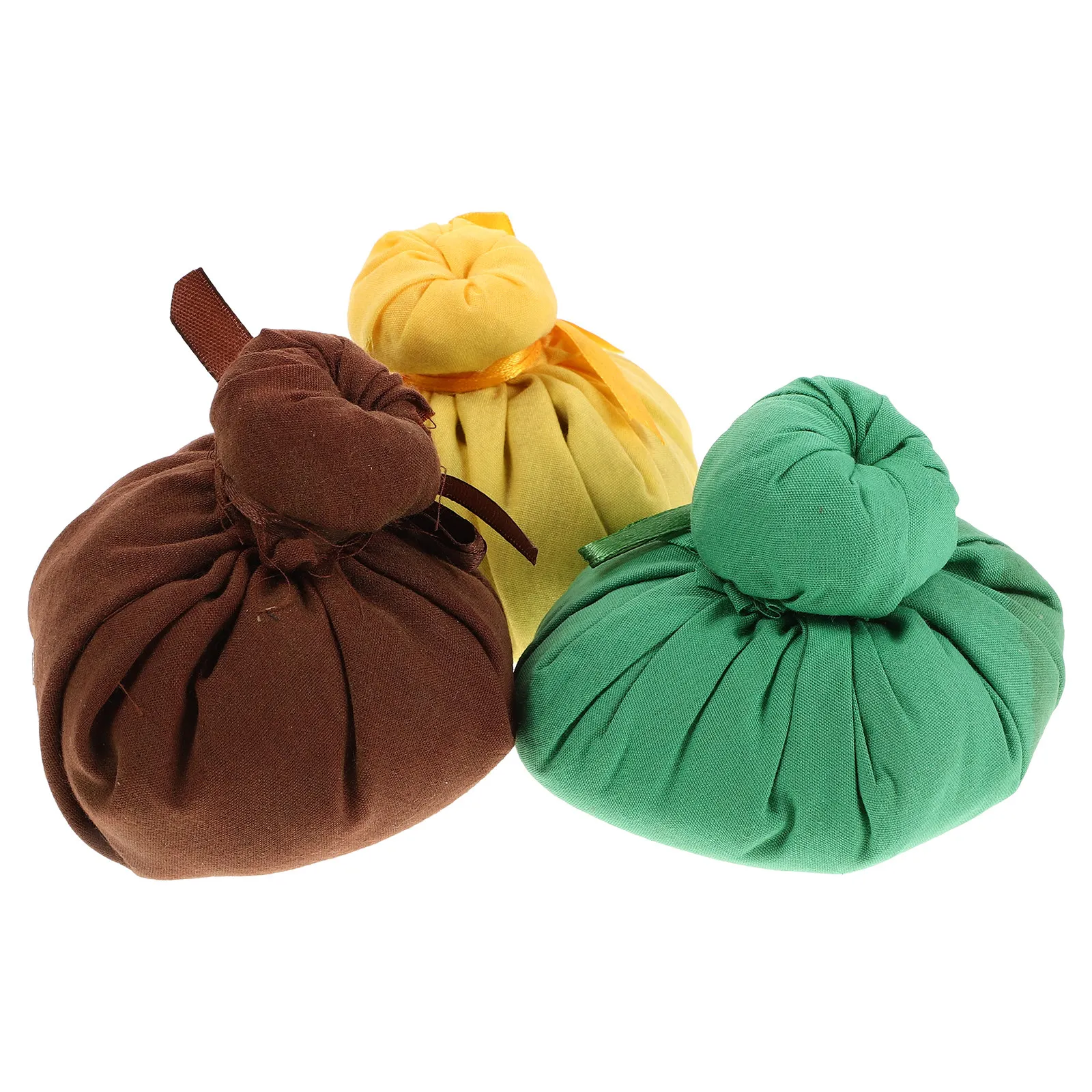 

3Pcs Herbal Aroma Compress Massage Balls Thai Hot Herbal Massage Balls for Muscle Relaxation Spa Therapy Natural Compress