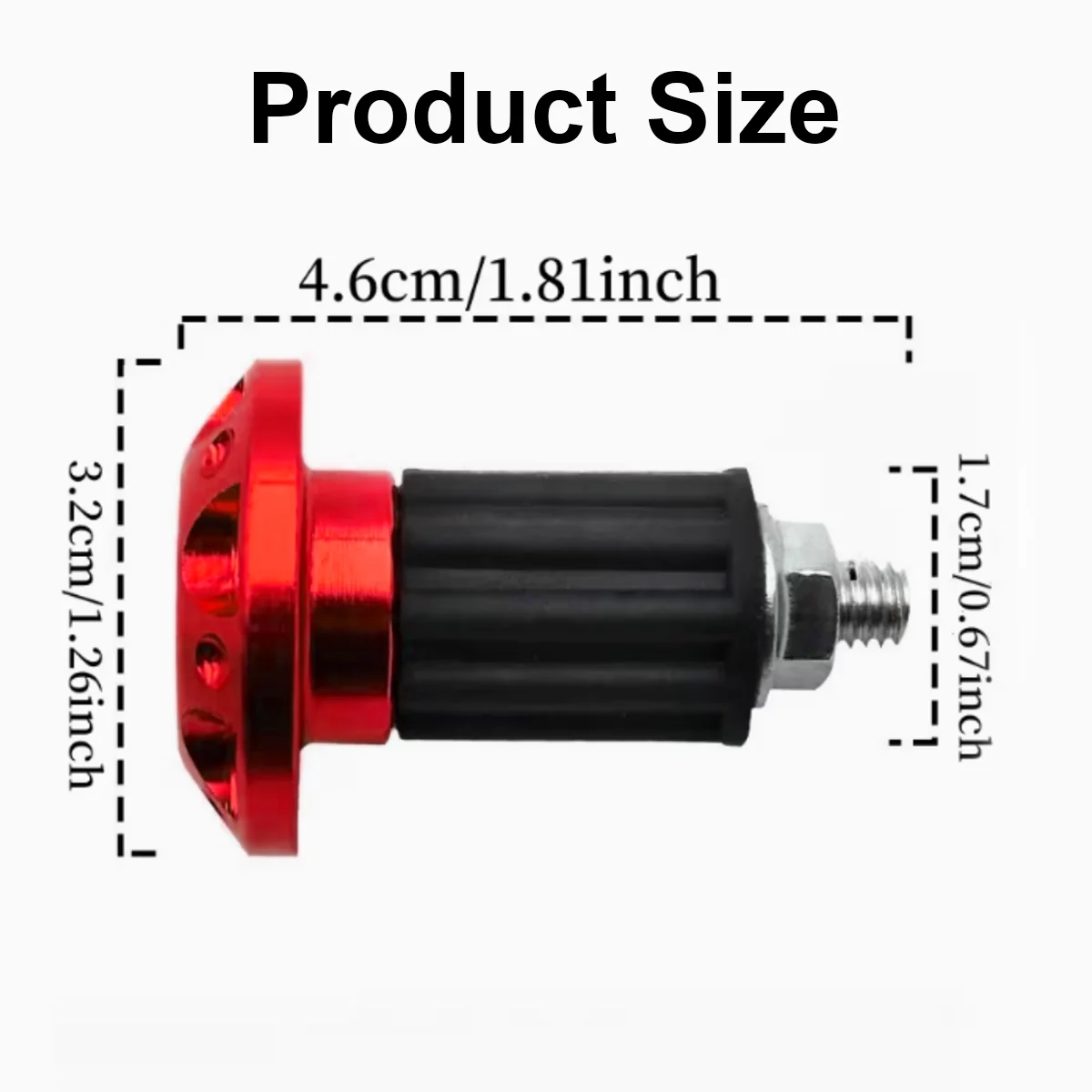 1 Paar 22 mm Motorrad-Gummi-Lenkergriffe, rutschfeste Motorrad-Modifikationsteile, Griffe für Honda, Suzuki, Ducati, Benelli – Detail 3