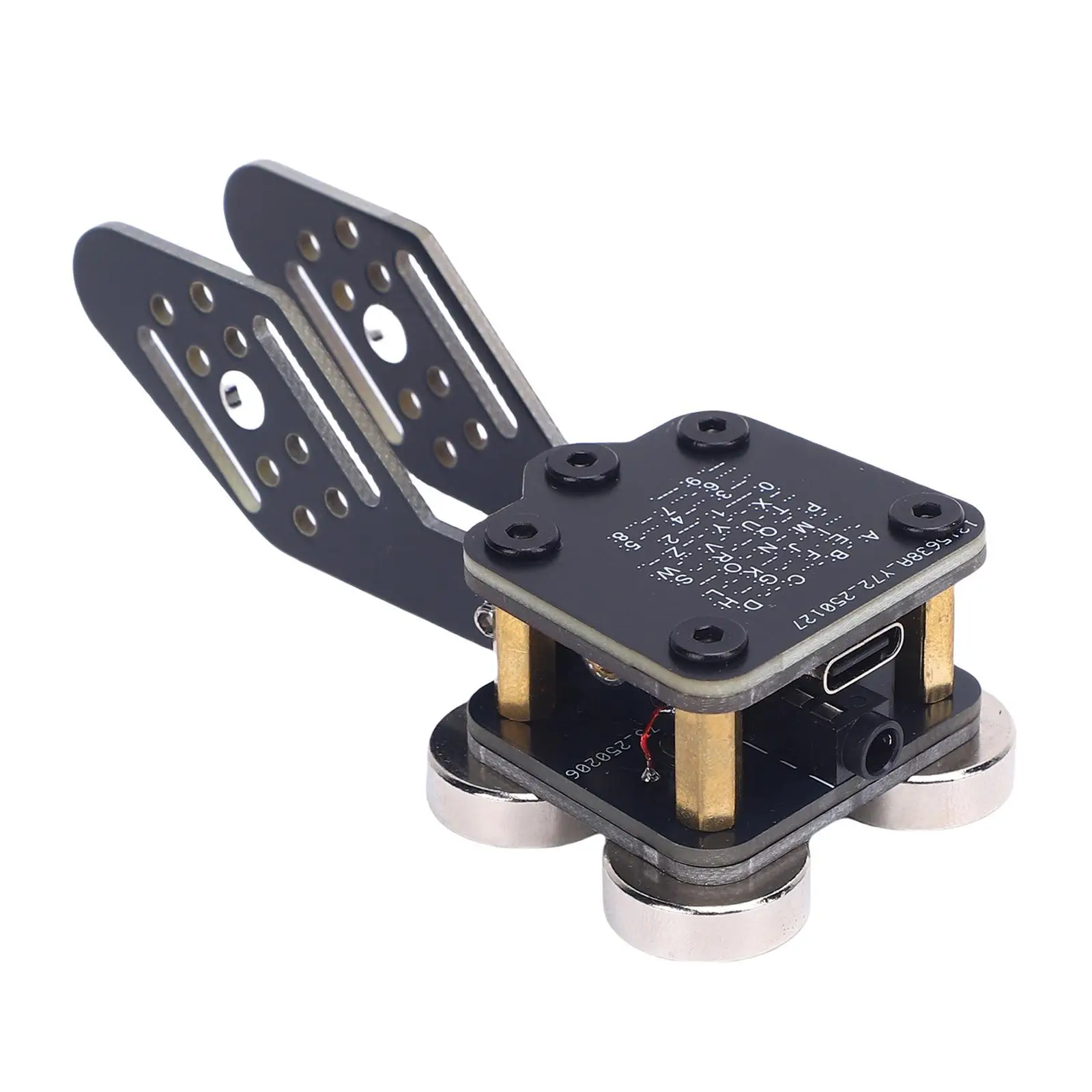 Morse Code Key Magnet Bases Double Paddle 3.5mm Interface Cable for Indoor Outdoor
