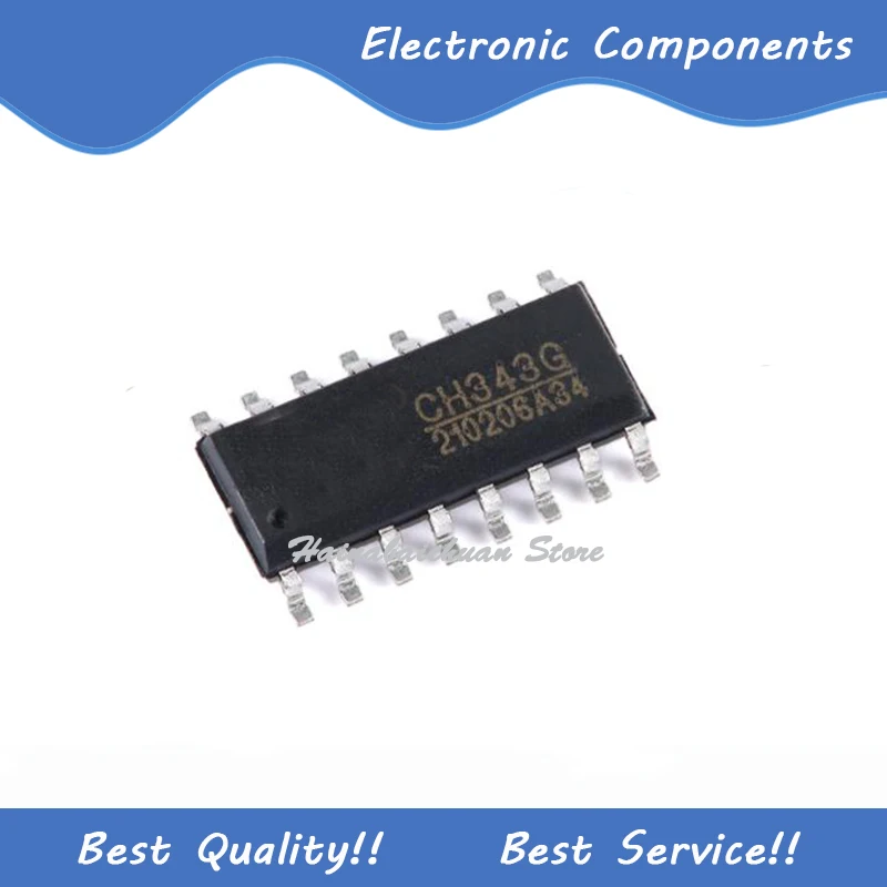 10 Buah/Lot CH343G SOP16 Baru dan Asli Tersedia