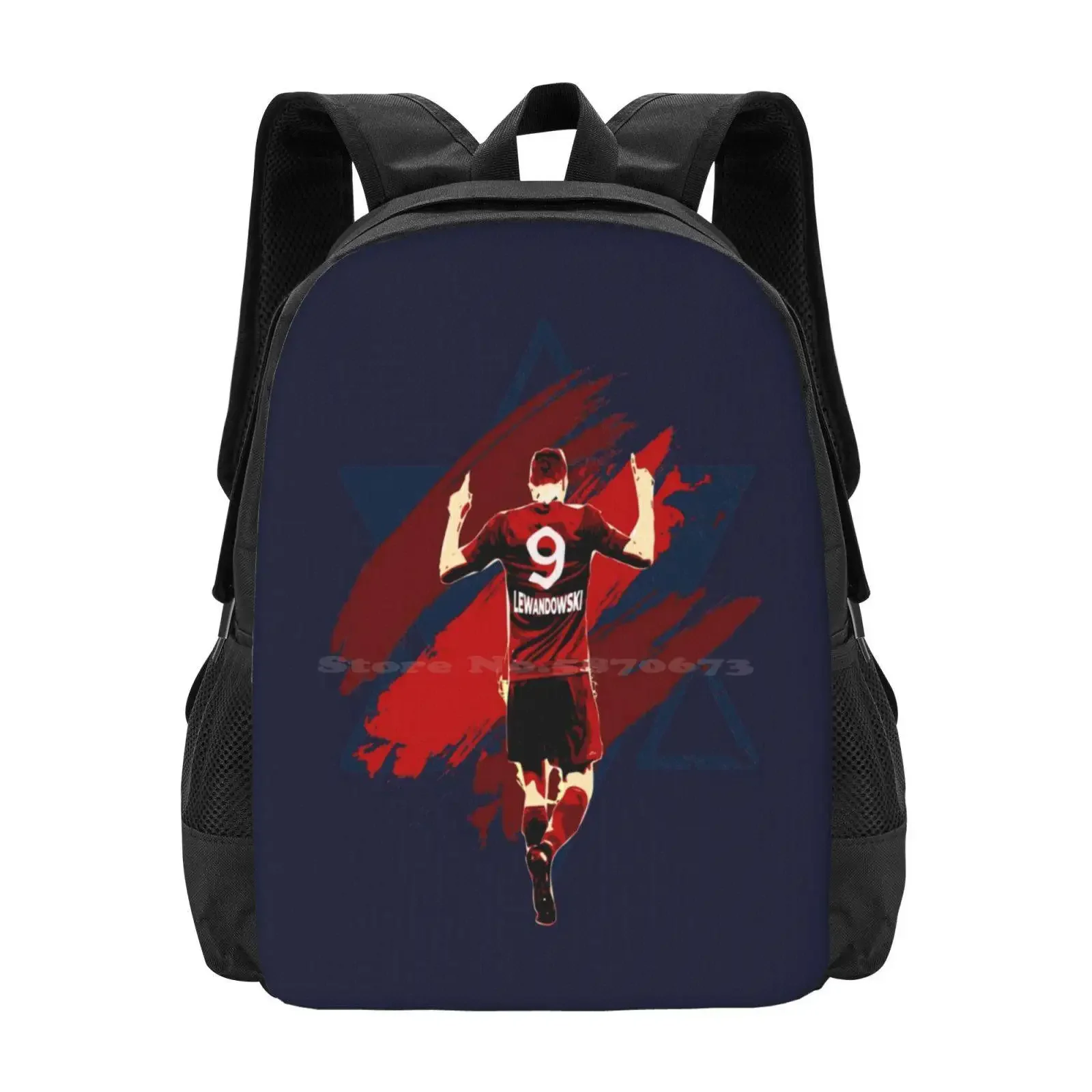 

Robert Lewandowski _ Сумка с рисунком игрока Студенческий рюкзак Robert Lewandowski Polska