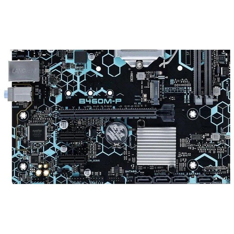 Intel,b460,ddr4,64gb,lga 1200,usb 3.0,sata3,pci-e 3.0,オリジナル用の中古デスクトップメインボード