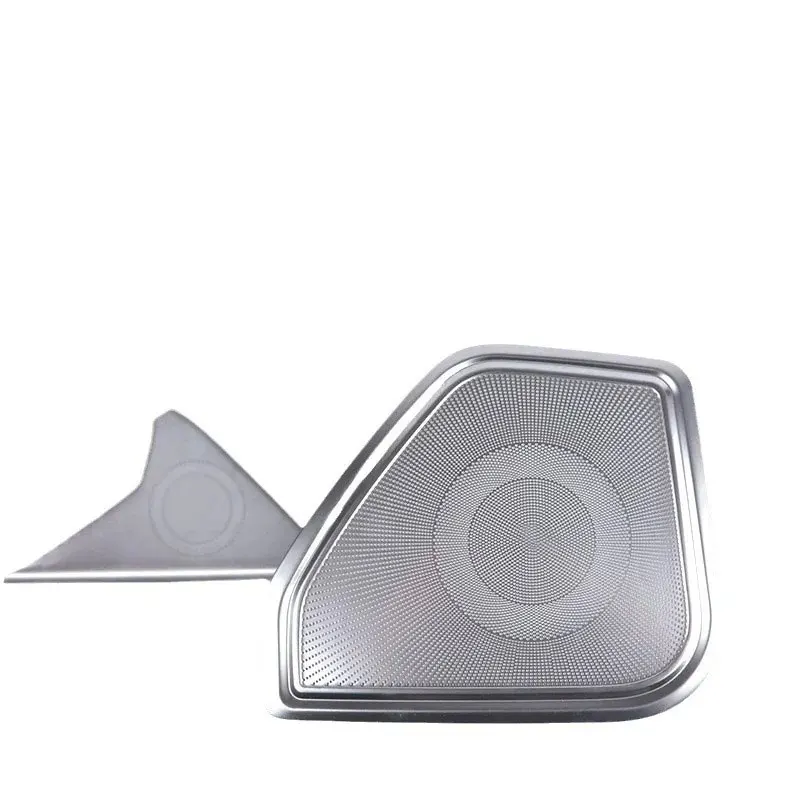 For Porsche Macan Stainless Steel Car Door Speaker Cover Horn Decorative Cover Interior Modification And Upgrade Accessories