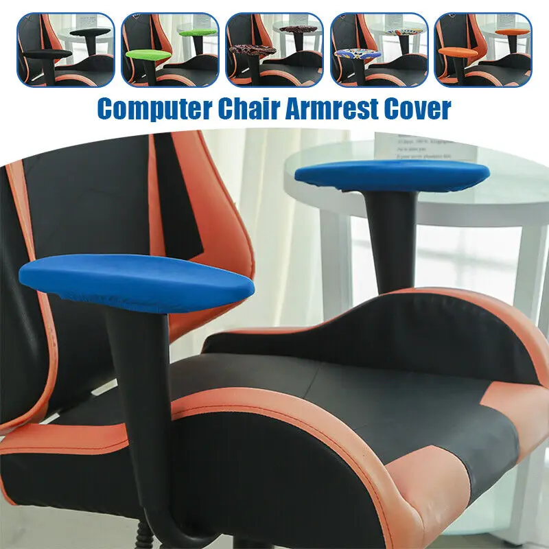 2pcs Office Chair Armrest Cover Computer Chair Armrest Cover Swivel Chair Cover Universal Soft Protector Splicover Home Decor